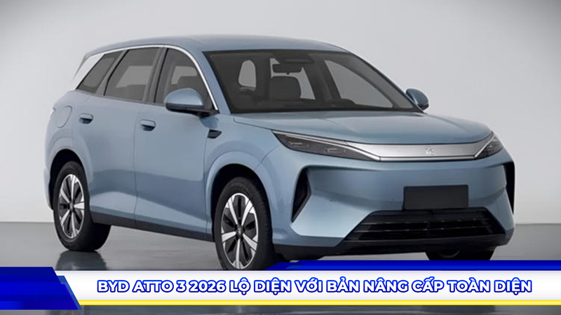 BYD Atto 3 2026 lộ diện với bản nâng cấp toàn diện